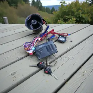 High-Tech Car Alarm System With Remote Start and Loud Siren