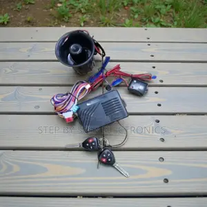 Universal Car Alarm System With Flip Keys and High- Decibel Siren