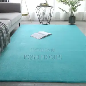 Blue Quality Fur Fax Mat