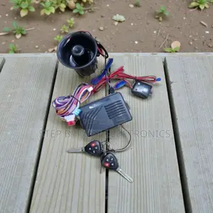 Intelligent Vehicle Security Alarm Kit With Two Flip Key Remotes