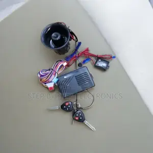 Certified Plug Play Car Alarm Kit With Two Flip Keys and Loud Siren