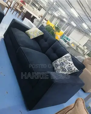Love Seat 3 Seater ( Black )