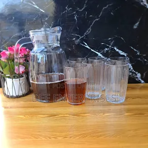 7pc Glassware Set/2lt Jug/6 Glasses