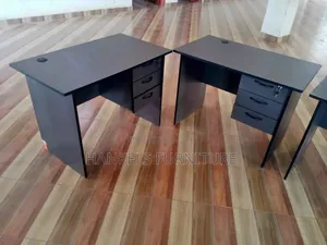 Home Office Study Desk With Integrated Storage Drawers