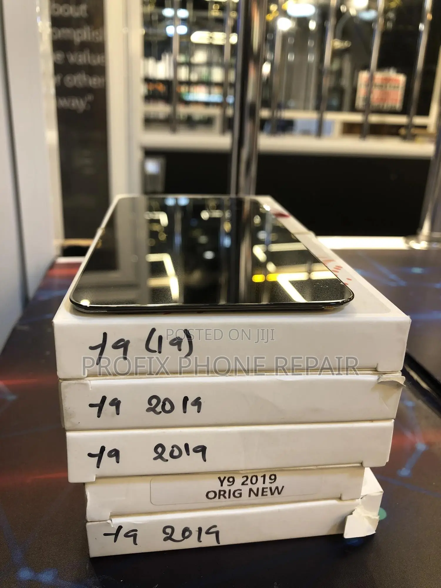 Original Huawei Y9 2019 Broken Screen Replacement and Installation