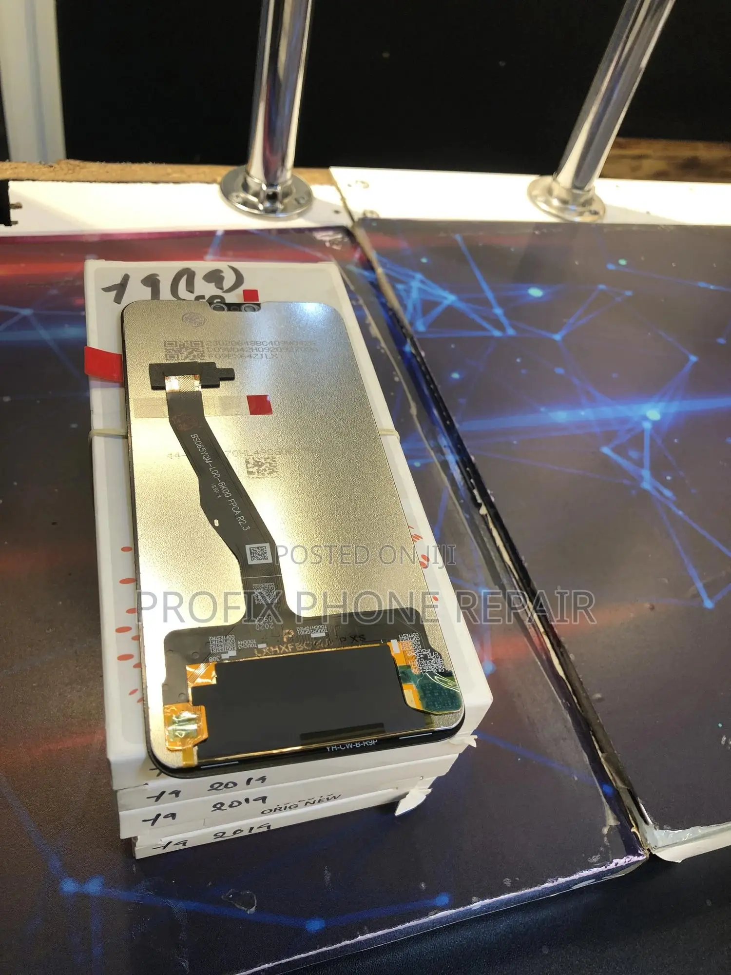 Original Huawei Y9 2019 Broken Screen Replacement and Installation