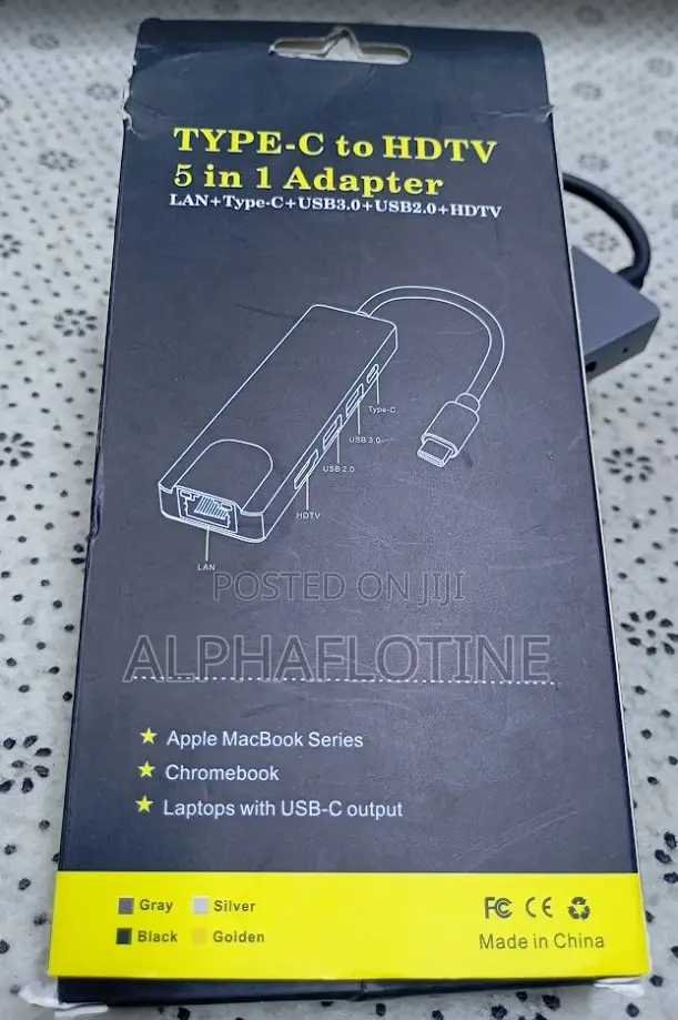 Usb Type-C to 5-in-1 Usb C Adapter