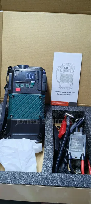 Brand New Portable Car Jumpstarters. Air Compressor