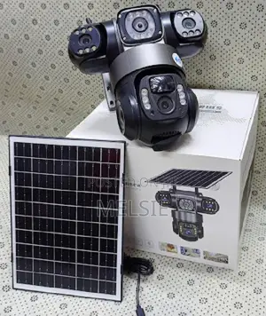 Solar Light Triple Lens 4g Camera PTZ 3 Lens Solar Street CCTV