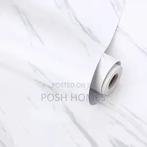 Black/ Grey Contact Peel and Stick Table Top Wallpapers
