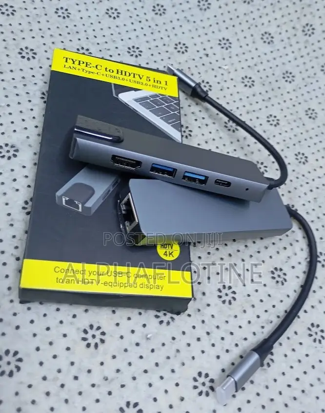 Type C Hub 5 in 1 Port