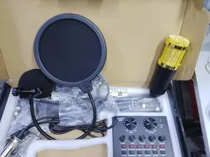 Bm800 Condenser Microphone Kit With V8 Sound Card for Streaming