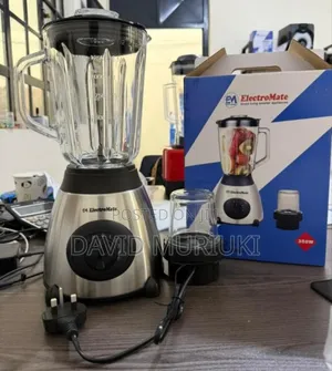 Electromate Powerful 2 In 1 Ice Crusher Blender With 1.5l Glass Jar