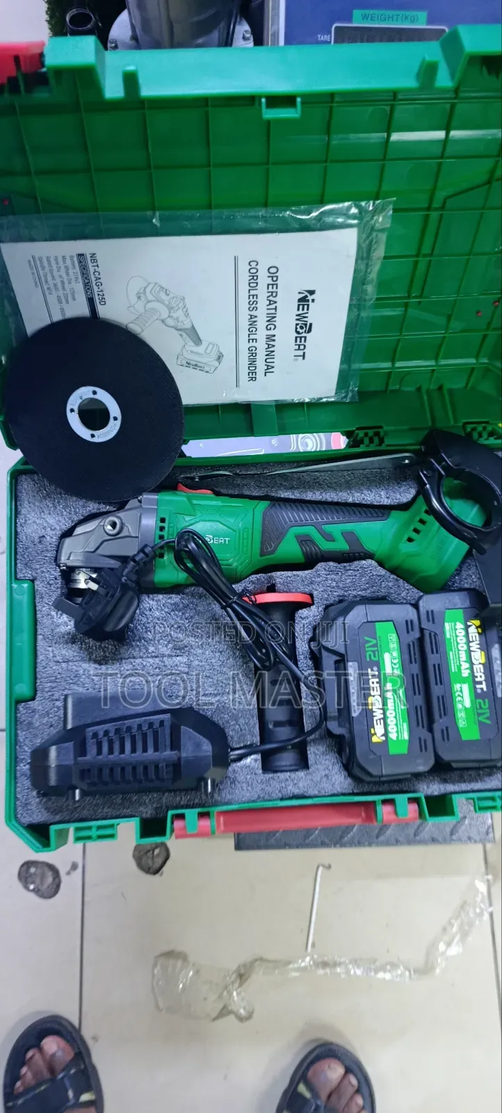 Newbeat Cordless Grinder/4.5" Cordless Grinder 21v