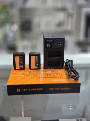 K F Concept Np-Fw50 Battery 2 Pack With Dual Slot Charger