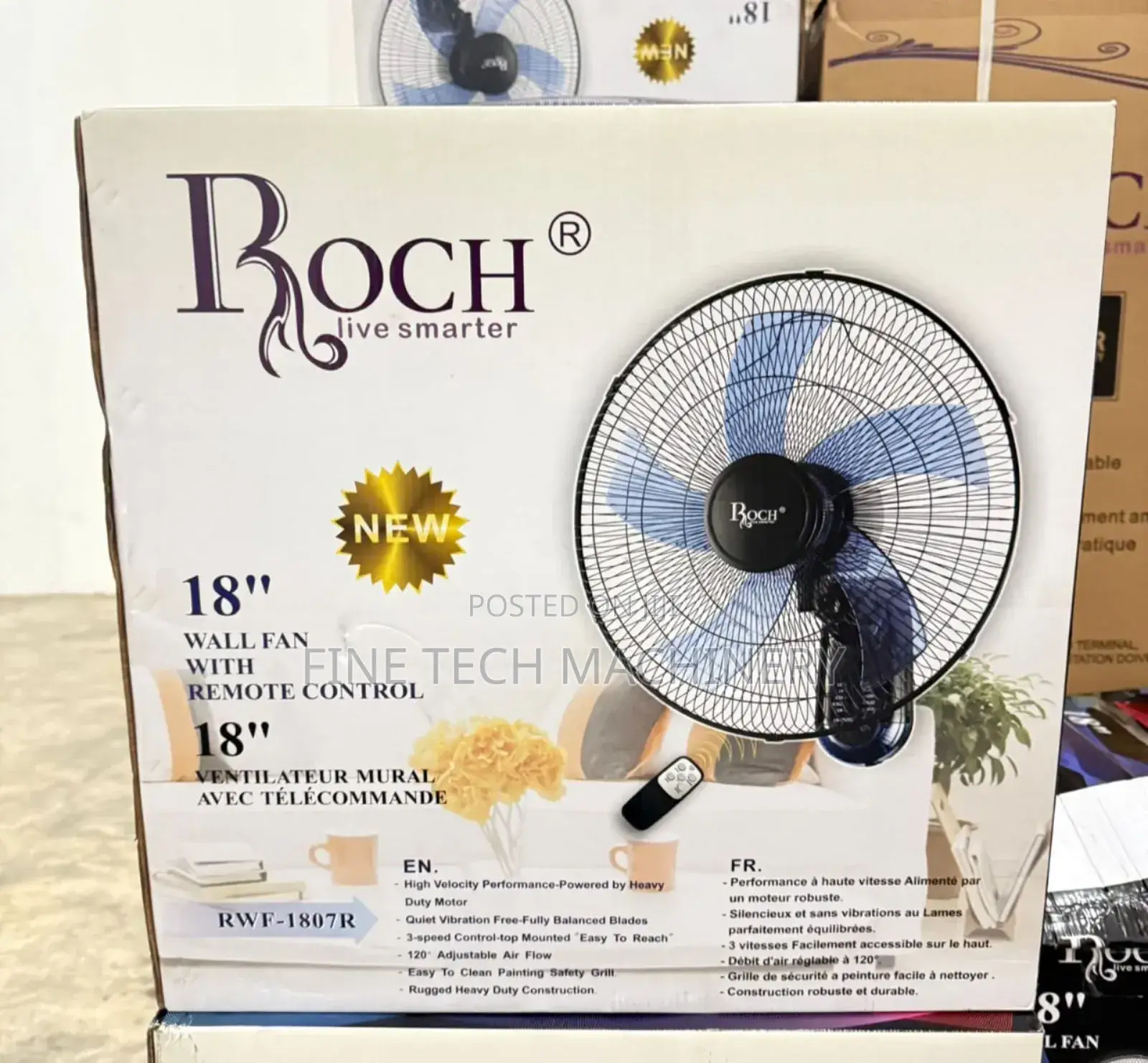 Roch Wall Fan 18"