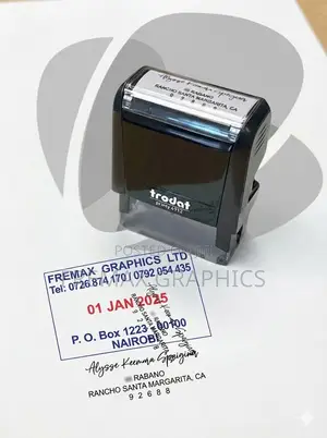 Compact Office Stamp – Clean Efficient