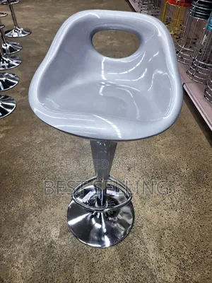 White Grey Barstool