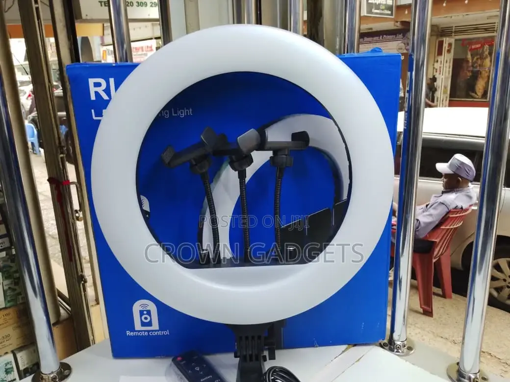 Professional 14-Inch Rl-14 Ring Light With Tripod Stand