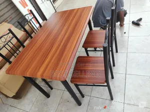 Wooden Top Dinning Table and Chairs