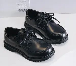 Black Back to School Shoes 26-38