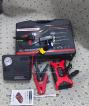 Portable Car Jump Starter Kit With High Voltage Power Bank