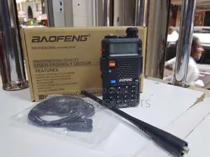 Baofeng Uv-5r Two-Way Radio With Led Flashlight Extended Battery