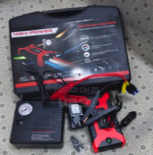 High Power Multi-Function Jump Starter With Air Compressor Pump