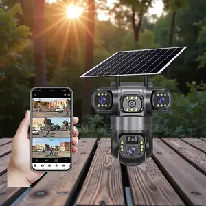 Reliable Performance V380 Pro 4g PTZ Triple Lens Solar CCTV Camera
