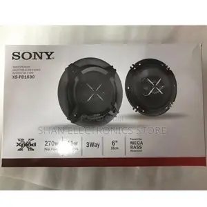 6 Inches 3-Way 270w Car Speaker. Sony Xplod Xs-Fb1630 6" (16cm)
