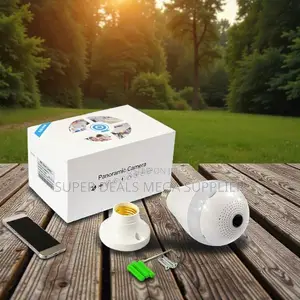 360 Degrees Panoramic Motion Detection Smart Home Wifi Bulb Camera