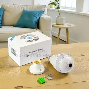 360 Panoramic 1080p Hd Motion Detection Surveillance Wifi Bulb Camera
