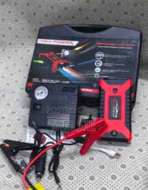 High Power Jump Starter With Air Pump and Dual Usb Outputs