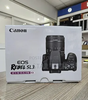Canon Eos Rebel Sl3 DSLR Camera With 18-55mm Lens (Open Box)