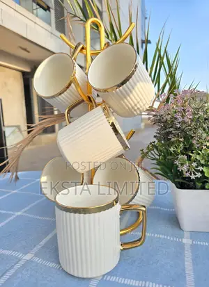 Gold Ring Japanese Mugs