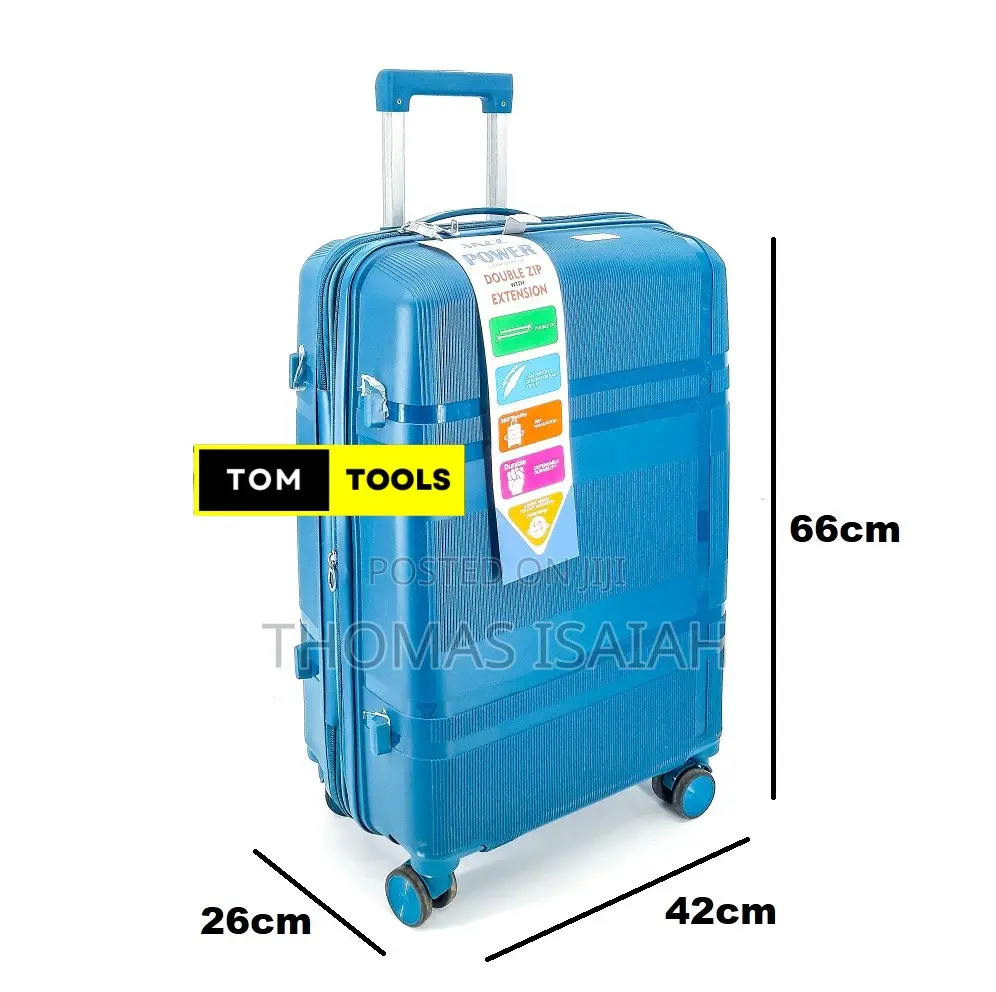 Medium Double Zip Expandable Hard Shell Suitcase Set W/Spinner Wheels