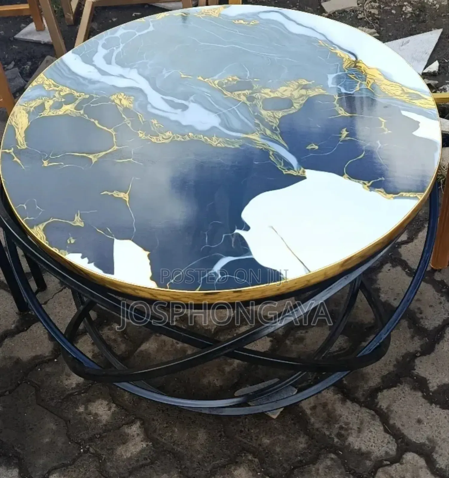 Ringed Coffee Table for Sale