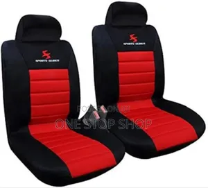 5 Seater Red Black Sport Series Front and Back Seat Covers