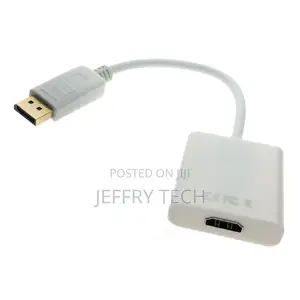 Display Port 20-Pin Male to Hdmi 19-Pin Female Converter (20 Cm)