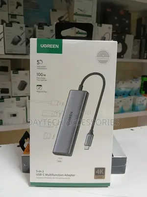 Ugreen Cm478 5-in-1 Usb-C Multi-Function Hub –(Ug-15495) – Gray