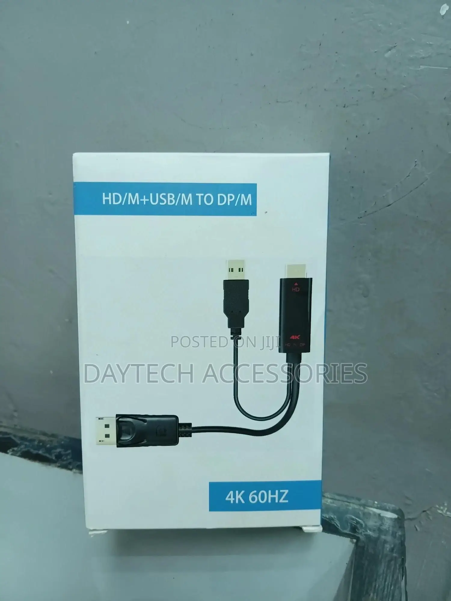Hdmi to Displayport Adapter Cable That Requires a Usb Power Source.