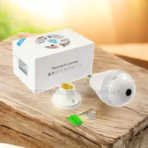 Panoramic 360° Wifi Bulb Camera 1080p Full Hd With Motion Sensor