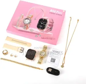 A58 Plus Suit With 2 Straps Necklaces Set Bt Call 2.02inch Smartwatch