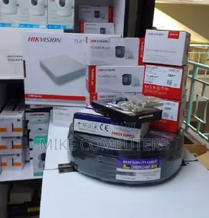 4 Channel CCTV Cameras 1080p Video Playback Support Full System Kit