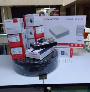 4 Channel CCTV Cameras Kit Full Hd With Motion Detection Complete
