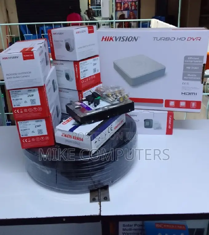 Hikvision Highest Quality 4 CCTV Camera System Kit With 500gb Harddisk