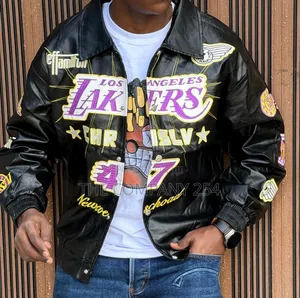 Quality Design Unisex Casual Lakers Riders Jacket