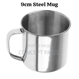 12pcs - 9cm Steel Mug.
