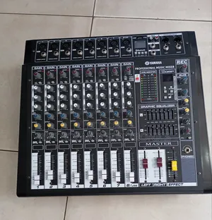 New 8channels Yamaha Powered Mixer Usb Bluetooth 1000 X 2 Output Power