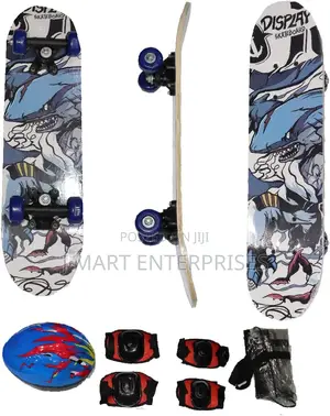 Skate Board for Children With Safety Helmet Knee and Elbow Protection